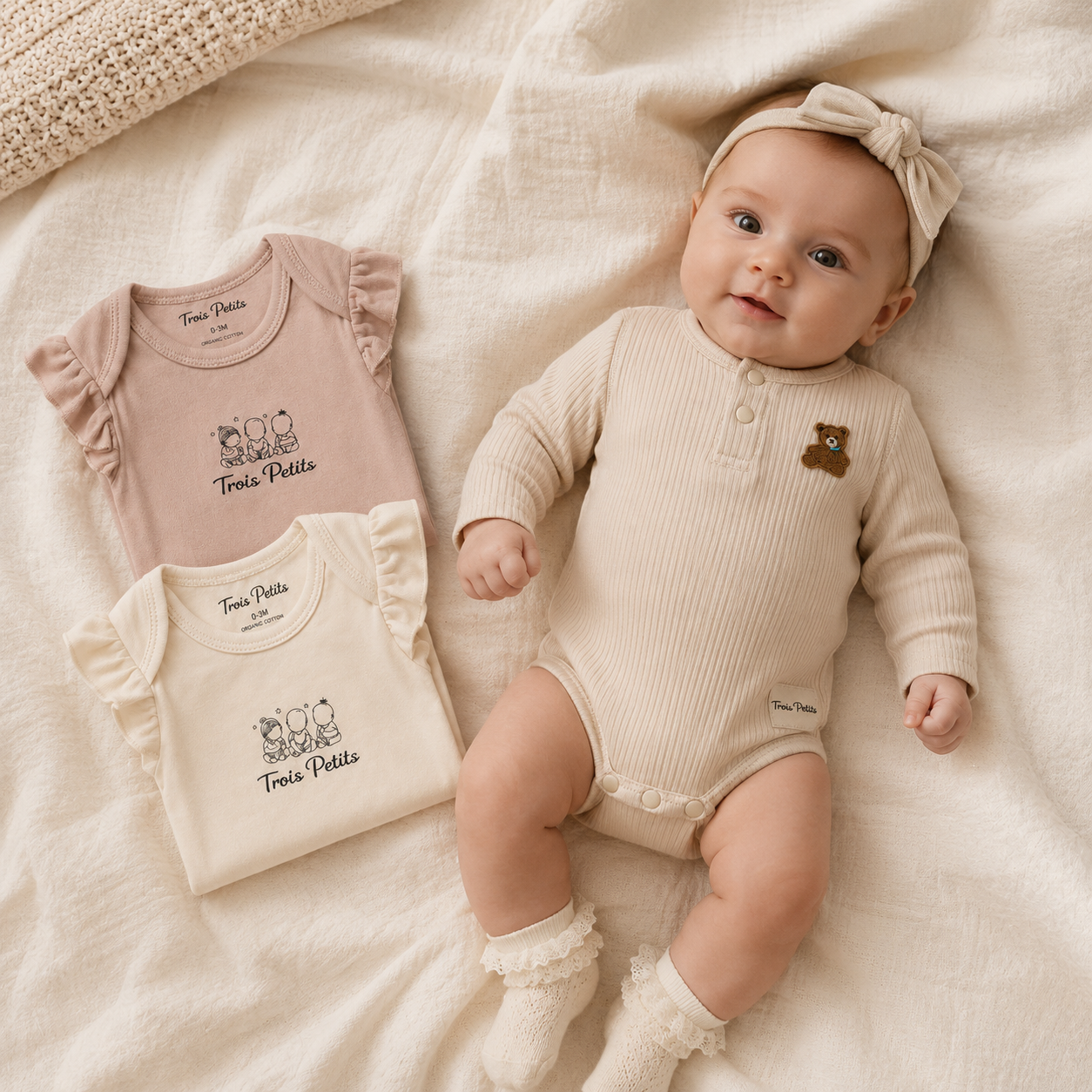 Rompers lange mouwen (Meisjes)